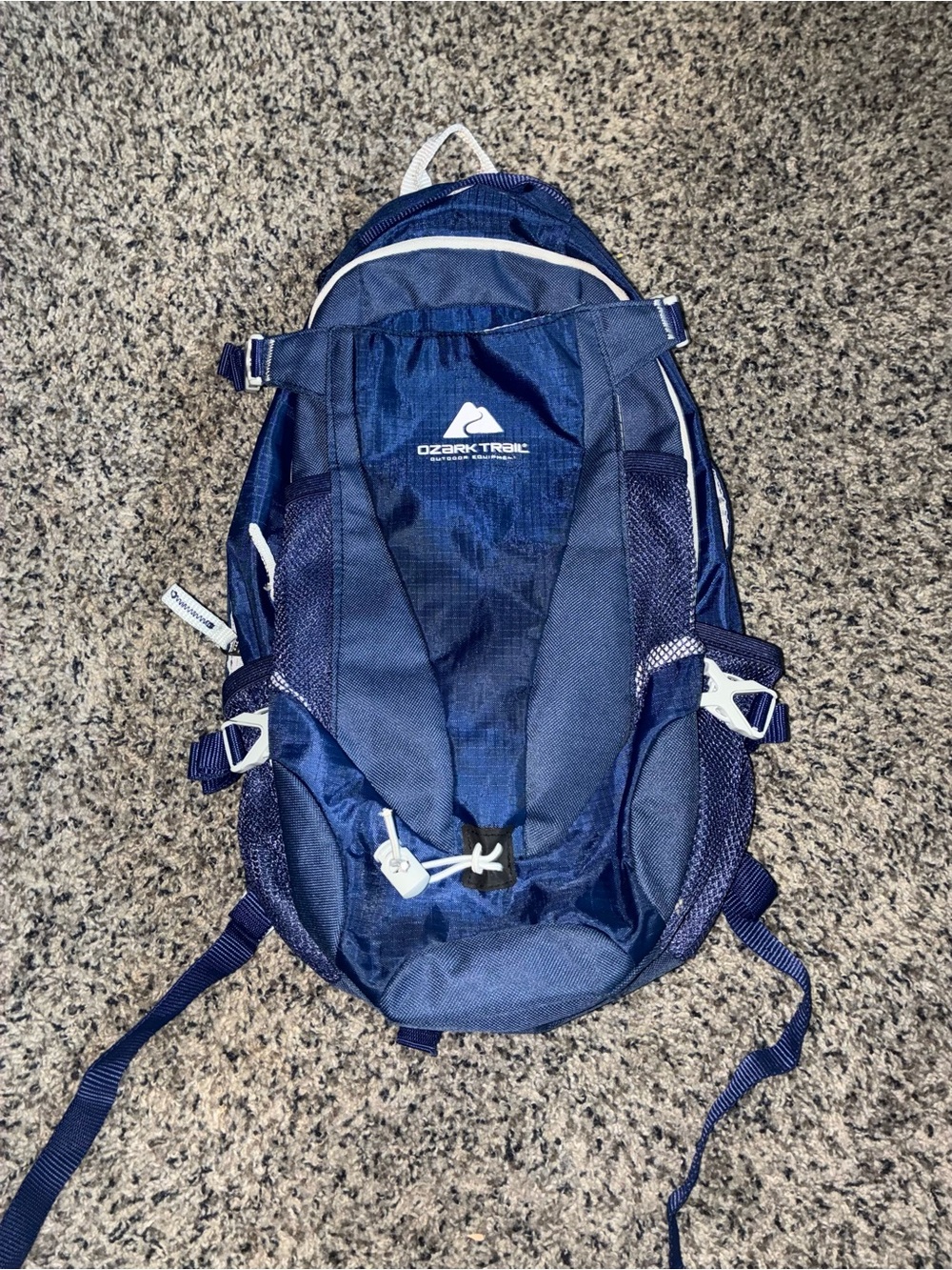 Ozark Trail Navy Blue Daypack Backpack